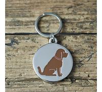 Sweet William Cockapoo/Labradoodle (Chocolate) Dog Tag/Keyring