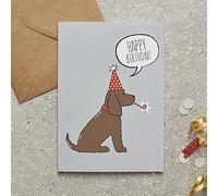 Sweet William Cocker Spaniel (Chocolate) Birthday Card