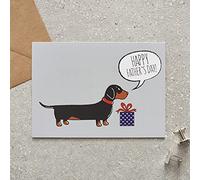 Sweet William Dachshund Father's Day Card
