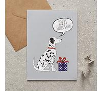 Sweet William Dalmatian Father's Day Card