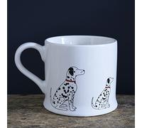 Sweet William Dalmatian Mug | Rows of Dalmatians Dog Mug | Dishwasher Microwave Safe | Ideal Gift for Dog Lovers | 7.5 cm x 9 cm
