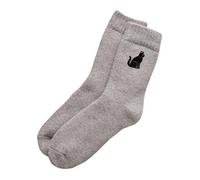 Sweet William Designs Black Cat Embroidered Wool Socks