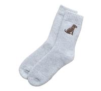 Sweet William Designs Chocolate Cocker Spaniel Dog Walking Socks