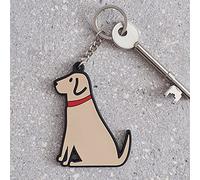 Sweet William Yellow Labrador Keyring