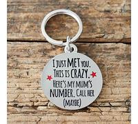 Sweet William I Just Met You This Is Crazy Dog ID Name Tag