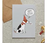 Sweet William Jack Russell Birthday Card