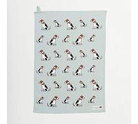 Sweet William Jack Russell tea towel