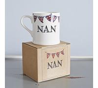 Sweet William Nan mug with Union Jack Bunting