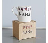 Sweet William Nana mug with Union Jack Bunting