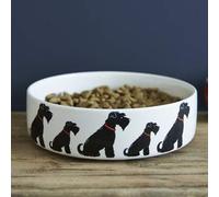 Sweet William Schnauzer (Black) Large Dog Bowl