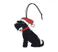 Sweet William Schnauzer Christmas decoration, Wood, Black
