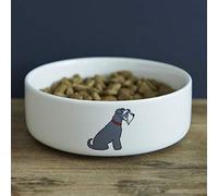 Sweet William Schnauzer small dog bowl (large also available)