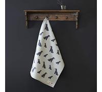 Sweet William Schnauzer tea towel
