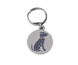 Sweet William Staffie Dog Tag/Keyring