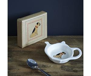 Sweet William Teabag Dish, Teapot Shape, Border Terrier