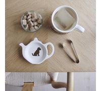 Sweet William Teabag Dish, Teapot Shape, Cockapoo