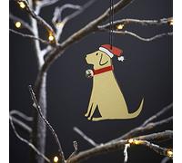 Sweet William Yellow Labrador Christmas Decoration