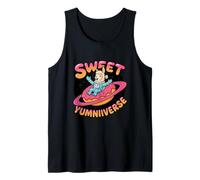 Sweet Yumniiverse Alpaca Astronaut Donut Tank Top