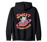 Sweet Yumniverse Astronaut Kitty Delight Zip Hoodie