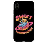 Sweet Yumniverse Cute Space Dog Donut Ride Case for iPhone XS Max