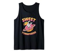 Sweet Yumniverse Donut Astronaut Fun Tank Top