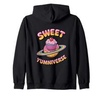 Sweet Yumniverse Donut Cosmic Delight Zip Hoodie