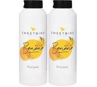 Sweetbird Banana Puree (1 Litre) - Vegan Friendly (Pack of 2)