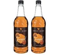 Sweetbird Caramel Syrup | 1 Litre | FS240 (Pack of 2)