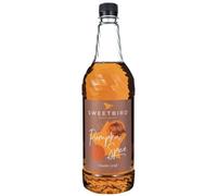 Sweetbird Pumpkin Spice Syrup (1 Litre) - Vegan Friendly | Vibrant orange colour ensures quick visual identification during busy service, ideal for commercial cafes and bars.