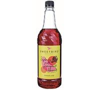 Sweetbird Raspberry & Pomegranate Lemonade Syrup (1 litre) - Vegan Friendly | Free from artificial colors or preservatives, delivering a rich, natural flavor for commercial hot or cold drinks.