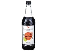 Sweetbird Strawberry Syrup | 1 Litre | FS250 | Add vibrant taste to coffees, sodas, and desserts with a versatile pourer-friendly design for busy cafe use.