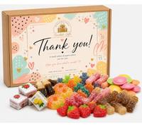 Sweetbite Gifts Thank You Sweet Hamper Gift Box - Fizzy & Fruity Sweets Selection | Appreciation Gift for Teachers, Colleagues, Friends & Family | Ready-to-Gift Candy Treat Box