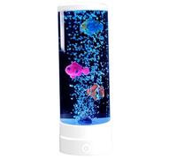SWEETBIUTI Bubble Fish Lamp - Color Changing Fish Tank Sensory USB & Battery Powered Mood Lamp with Remote Control for Desk Office Home Decor