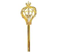 SWEETBIUTI Scepter, 20 Inch Rhinestone Scepter Wand Handhelds Princess Wand Cosplay Accessories Sceptre Props for Beauty Contest Pageant Christmas Wedding