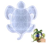 SWEETBIUTI Turtle Shape Silicone Mould 7.48 Inch Sea Turtle Epoxy Resin Mould Easy to Release Reusable DIY 3D Large Sea Animal Silicone Moulds for Wall Home Decor
