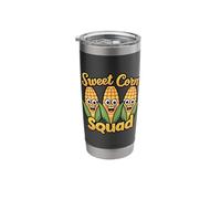 Sweetcorn Squad Stuff | Corn Vegetable | Sweetcorn Stainless Steel Insulated Tumbler