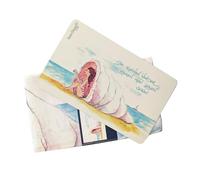 Sweetdesign 2-Piece Set Breakfast Board and Tea Towel Humorous Gift Set with Motifs by Karin Tauer: The Little Wonders Make My Life Beautiful