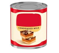 Sweetened Condensed Milk, 397g Tins (Pack of 6), Great for Making Delicious Desserts, Suitable for Vegetarians