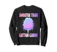 Sweeter Than Cotton Candy Lover Sweet Treat Maker Sweatshirt