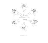 Sweeter Than Honey: A Minimalist Bee Journal Inspired in Psalm 119:103