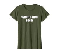 Sweeter Than Honey T-Shirt, Women, Olive, M