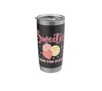 Sweeter Than Pan Dulce Loves Mexican Food Sweet Pun Conchas Stainless Steel Insulated Tumbler