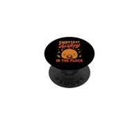 Sweetest Turkey In The Flock Funny Thanksgiving Autumn Fall PopSockets Adhesive PopGrip