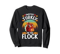 Sweetest Turkey In The Flock Toddler Thanksgiving Day Dinner Sweatshirt