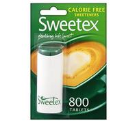 Sweetex Calorie Free Sweeteners 800 per Pack - Pack of 6