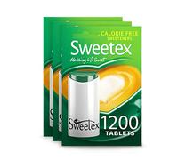 Sweetex Tablets, Zero Calorie, 1200 Tablets X 3, 3600 Tablets Total, Sugar Free, Sweetener Tablets, Sweet, Granulated Sweetener, Helps Reduce Sugar Intake, Sugar Substitutes, Baking Supplies
