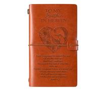 sweethomegift To My Brother in Heaven Leather Journal, Loss of Brother Memorial Gifts, Loss of Brother Sympathy Gifts, Memorial Gifts for Loss of Brother, Sympathy Gifts for Loss of Brother