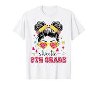 Sweetie 9th Grade Messy Bun First Day Of School Girl Teacher T-Shirt