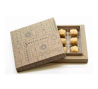 Sweetland London Almond Baklava Bite Selection - 9 Pieces | Lebanese Baklava Treat | Gift Box | Great Diwali, Ramadan, Easter or Eid Present | Fresh Handmade Dessert | UK Made