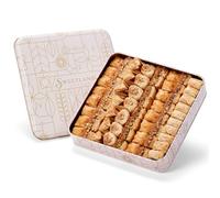 Sweetland London Bitesize Baklava Selection - 1 kg | Fresh Handmade Traditional Lebanese Baklava | UK Made | Tin Gift Box | Present for Ramadan, Mother's Day, Easter, Eid & Birthday